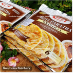 Pastry frozen ROTI PARATHA ORIGINAL Malaysia Kart's puff paratha 6pcs 450g